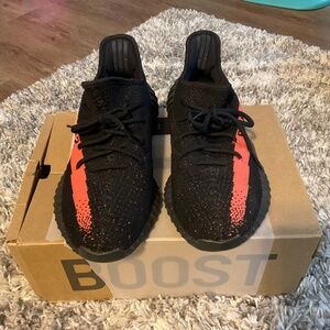 Yeezy Boost 350 V2 Black/Core Red